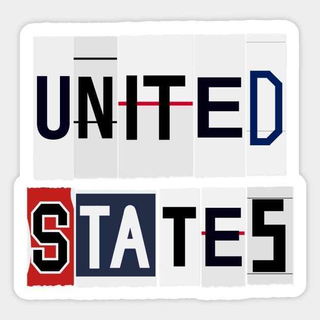 United States National Team Sticker by scotmccormack